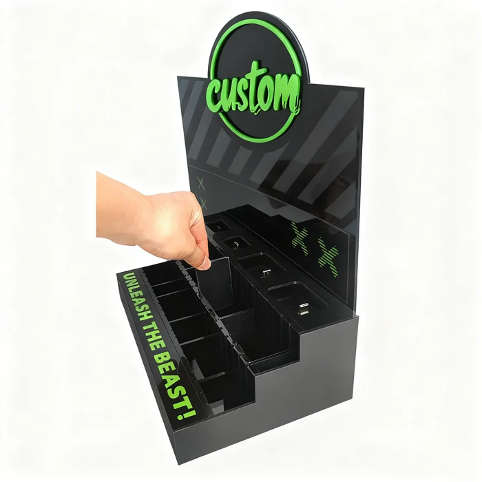 retail cannabis display counters